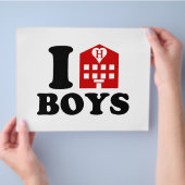 ラブホテル・ボーイズ チラシ (手)