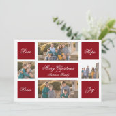 ラブホモダンープピース&ジョイクリスマスフォトカード シーズンカード (スタンド正面)