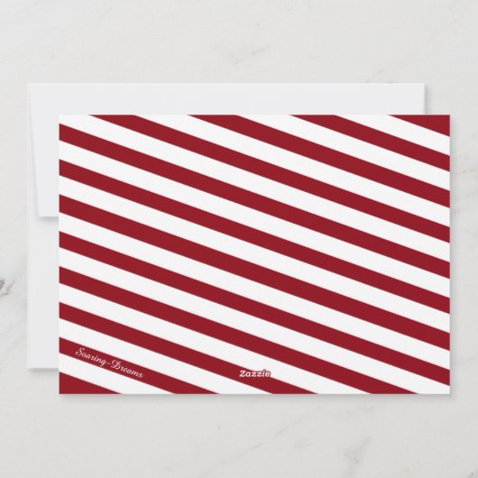 ラブホモダンープピース&ジョイクリスマスフォトカード シーズンカード (裏面)