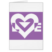 ラブホワイトを紫 (正面)