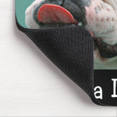 ラブホワイトイングリッシュブルドッグパピードッグマウスパッド マウスパッド (コーナー)