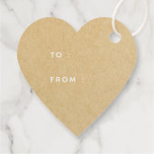 ラブホワイトスクリプトクラフトで手作りハート フェイバータグ (裏面)