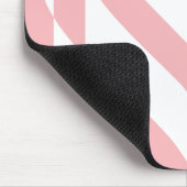 ラブホワイトonピンク マウスパッド (コーナー)