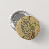 ラブホーお前はヴィンテージフクロマントラ 缶バッジ (正面&裏面)