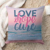 ラブホープキュア |ハンドパ絵を描ステルビーチサンセット クッション (ブランケット)