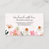 ラブホームクレフターで手作り 名刺 (裏面)