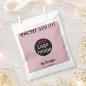 ラブホームメイドスタイリッシュバラカスタムピンク フェイバーバッグ (クリップ留めされた状態)