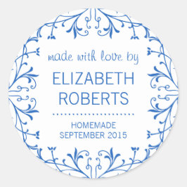 ラブホームメイド缶詰ギフトラベルで作る ラウンドシール