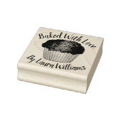 ラブホーム焼いたメイドマフィンベーキングキッチン ラバースタンプ (スタンプ)