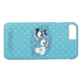 ラブホーム – 水玉模様シュナウツァーセルフォンケース Case-Mate iPhoneケース (裏面(横))