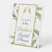 ラブボタニカル ブライダルシャワーパーティー 乾杯！ 台座サイン (正面)