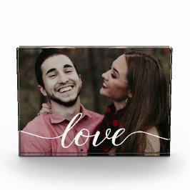 ラブボーイフレンドのパーソナライズされた写真 フォトブロック