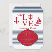 ラブボートアニバーサリー パーティー 招待状 (正面)