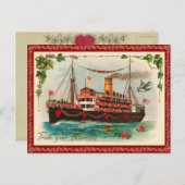 ラブボートバレンタイン葉書 シーズンポストカード (正面/裏面)