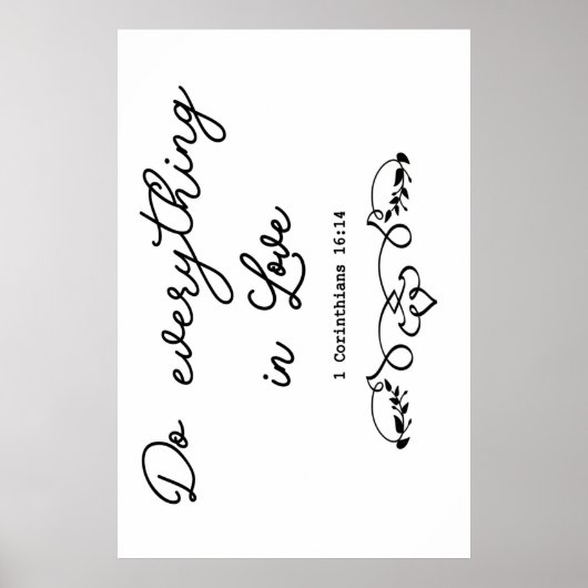 ラブポスターで何でもする ポスター (正面)