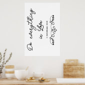 ラブポスターで何でもする ポスター (キッチン)