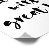 ラブポスターで小さ素晴らしなことをする ポスター (角)