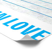 ラブポスターに詰まる ポスター (角)