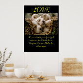 ラブポスター動物5 ポスター (キッチン)