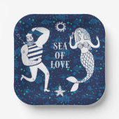 ラブポスター ペーパープレート (正面)