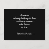 ラブポストカやる気を起こさせるード ポストカード (正面)