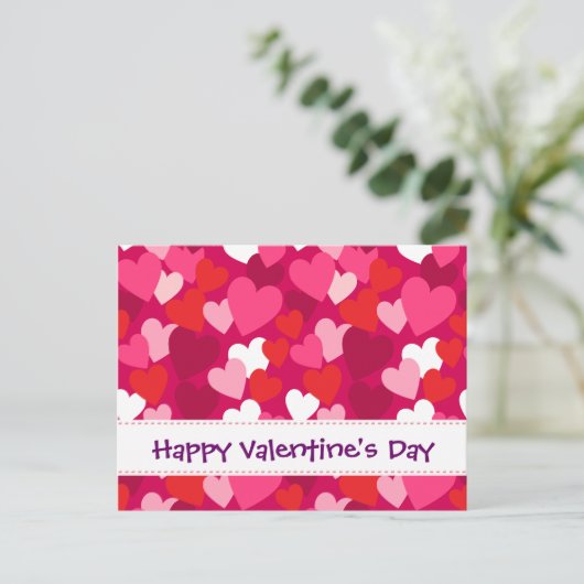 ラブポストマーク教室ヴァレンティ子供へン シーズンポストカード (スタンド正面)