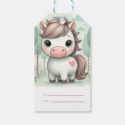 ラブポニーフォレストギフトタグ ギフトタグ (裏面)