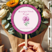 ラブポピー事業で手作り水彩 ラウンドシール