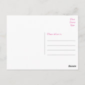 ラブポメラニア犬子犬空白のはがき ポストカード (裏面)