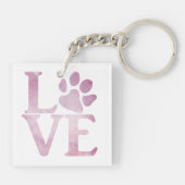 ラブポークラシックピンク キーホルダー (裏面)