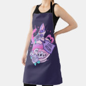 ラブポーションかわいいピンクハロウィンポーションボトル エプロン (インサイチュ)