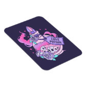 ラブポーションかわいいピンクハロウィンポーションボトル マグネット (右側)