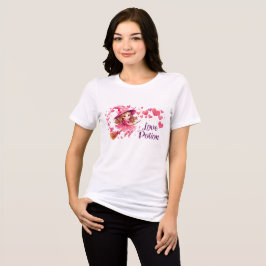 ラブポーションウィッチTシャツ | かわいいピンクのハロウィンTシャツ トライブレンドＴシャツ
