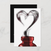 ラブポーション煙 招待状 (正面/裏面)