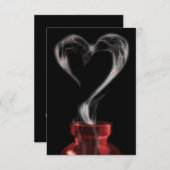 ラブポーション煙 招待状 (正面/裏面)