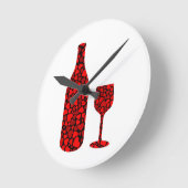 ラブポーション ラウンド壁時計 (傾斜)