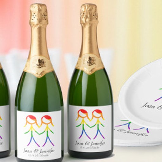 ラブポーションNo. 2 スパークリングワインラベル