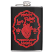ラブポーションNo.9レッドグリッター フラスク (正面)