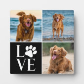 ラブポードッグ愛人3フォトコラージペッモダント フォトプラーク (正面)