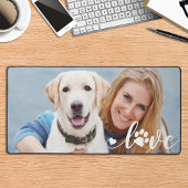 ラブポーパーソナライズされたト印刷ドッグ愛人写真 デスクマット