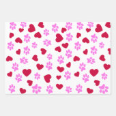 ラブポープリントラッピング紙 ラッピングペーパーシート (正面3)