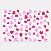 ラブポープリントラッピング紙 ラッピングペーパーシート (正面2)