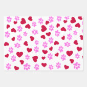 ラブポープリントラッピング紙 ラッピングペーパーシート (正面)