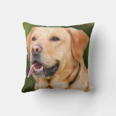 ラブポープリント動物愛好家ドッグラバーフォト クッション (裏面)