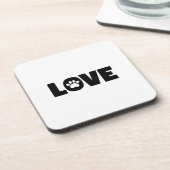ラブポープリント コースター (左側)