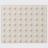 ラブポーロゴクリスマスラッピング紙 ラッピングペーパー (フラット)