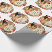 ラブマイウェルシュテリア ラッピングペーパー (角)