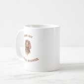 ラブマイコッカースパニエル犬 コーヒーマグカップ (正面左)