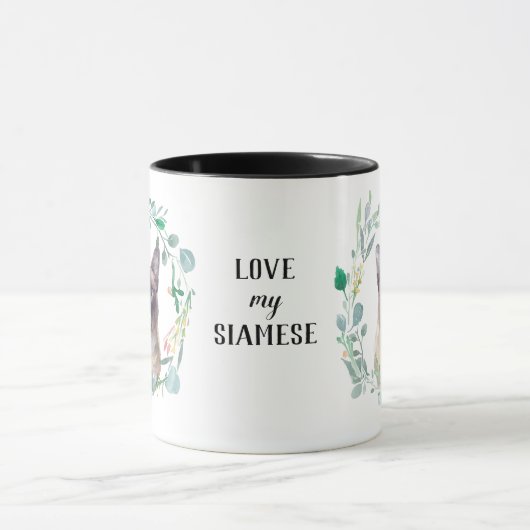 ラブマイシャメネコリースコーヒーマグ マグカップ (中央)