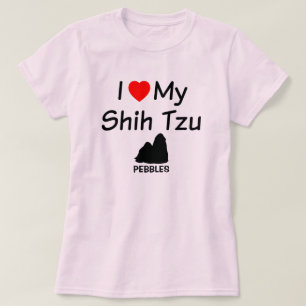 ラブマイシーズー(犬)Tzu Dog Tシャツ